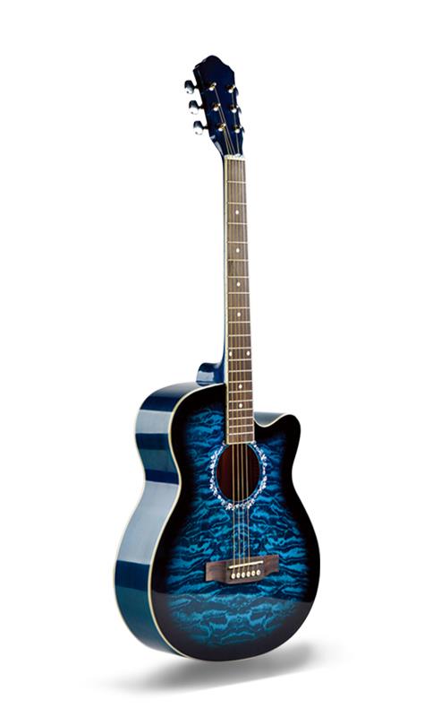 linden high-gloss colored student acoustic guitar linden high-gloss colored student acoustic guitar